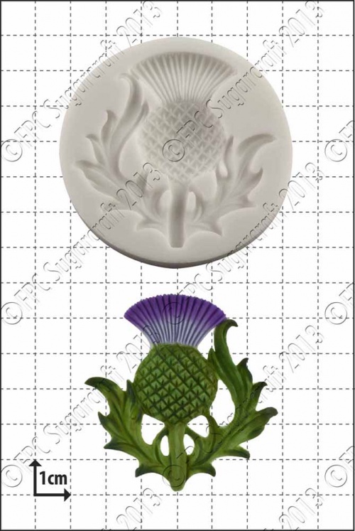 'Scottish thistle' Silicone Mould